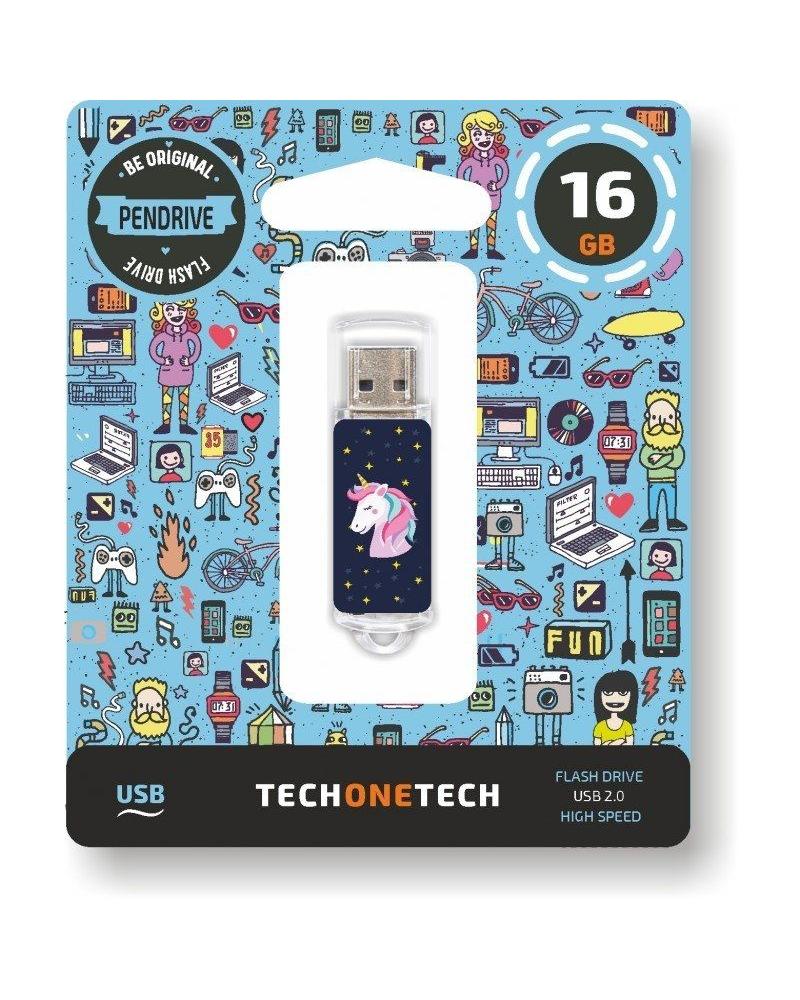 PENDRIVE TECH ONE TECH UNICORNIO DREAM 16GB - USB 2.0 - Imagen 1