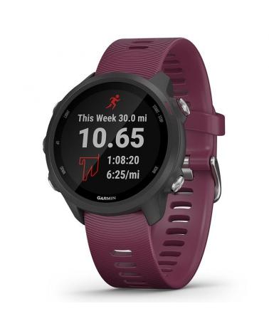 RELOJ DEPORTIVO CON GPS GARMIN FORERUNNER 245 BURDEOS - PANTALLA COLOR 3.04CM - SENSOR FRECUENCIA CARDIACA - PULSIOXIMETRO - 5AT