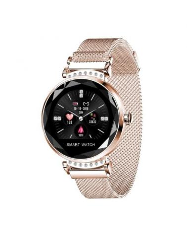 RELOJ INTELIGENTE INNJOO LADY CRYSTAL GOLD - REGISTRO DISTANCIA - RITMO CARDIACO - MONITORIZACIÓN SUEÑO - WATERPROOF - Imagen 1