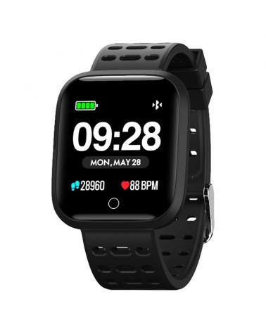 RELOJ INTELIGENTE INNJOO SPORTWATCH NEGRO - PANTALLA 3.3CM - CUANTIFICADOR SALUD - NOTIFICACIONES - BAT 180MAH - COMPATIBLE ANDR