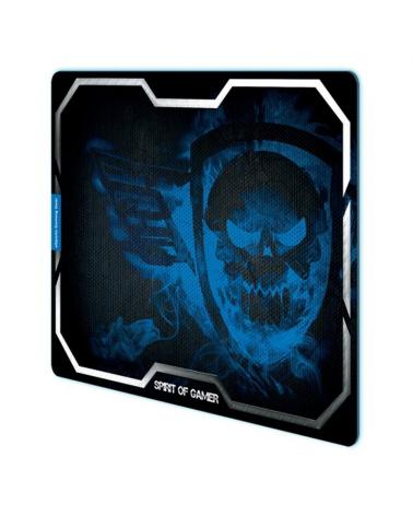 ALFOMBRILLA SPIRIT OF GAMER BLUE SMOKEY SKULL XL - 43.5*32.3CM - TEXTURA ULTRAFINA - BASE ANTIDESLIZANTE - Imagen 1