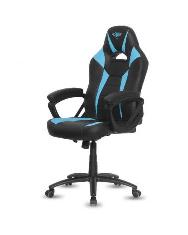 SILLA SPIRIT OF GAMER FIGHTER BLUE - INCLINACIÓN / ALTURA REGULABLES - BRAZOS XL FIJOS - 5 RUEDAS 360º - HASTA 120KG - Imagen 1