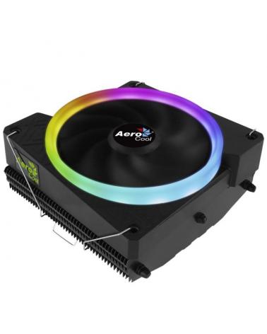 DISIPADOR AEROCOOL CYLON3 - ALUMINIO - VENTILADOR 12CM - ANILLO LED RGB - SOCKETS COMPATIBLES SEGÚN ESPECIFICACIONES - Imagen 1