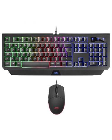 PACK MARS GAMING MCP100 - TECLADO CON TECNOLOGÍA H-MECHANICAL RED - RATÓN 3200 DPI SWITCHES HUANO - ILUMINACIÓN RGB FLOW/RAINBOW