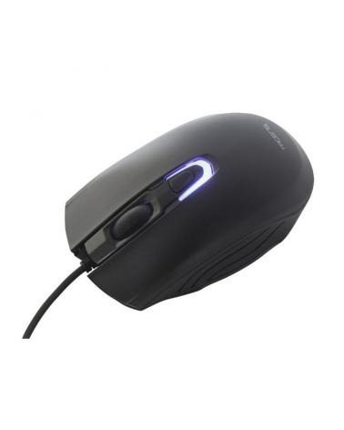 RATÓN ÓPTICO DE CABLE ANIMA AM1 - 2000DPI - BOTÓN CAMBIO DIRECTO DPI - DISEÑO AMBIDIESTRO - USB2.0 NEGRO - Imagen 1