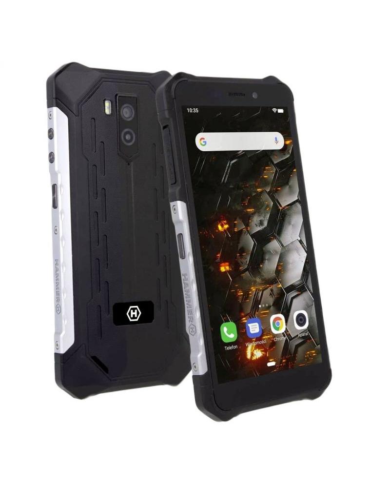 Smartphone Ruggerizado Hammer Iron 3 1GB/ 16GB/ 5.5'/ Negro Plata - Imagen 1