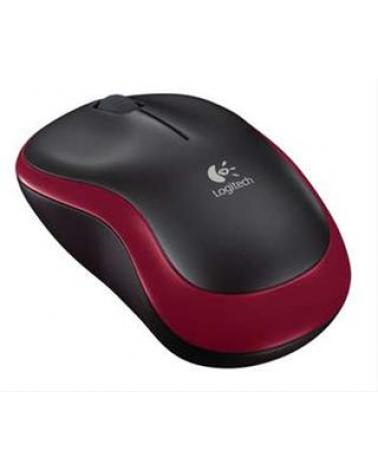 RATON LOGITECH M185 ROJO WIRELESS - Imagen 1