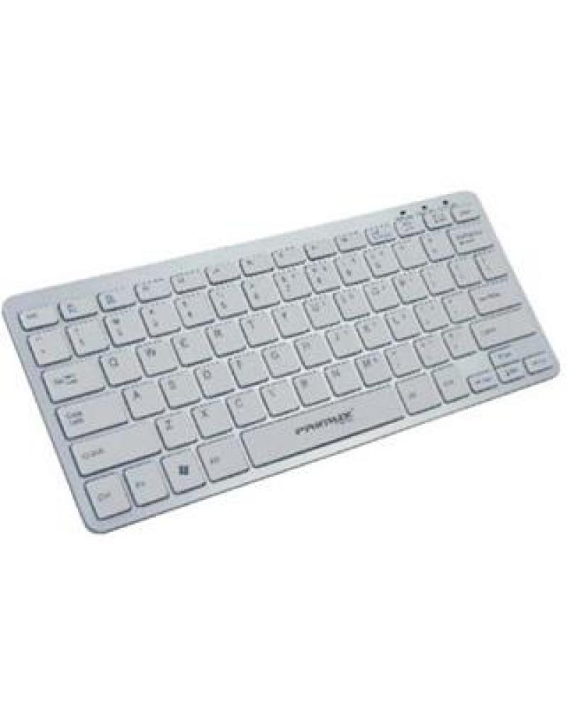 TECLADO USB PRIMUX K100 ULTRA THIN BLANCO - Imagen 1