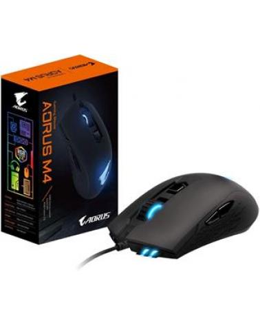 RATON OPTICO AORUS M4 RGB 6400dpi 200ips 50G - Imagen 1