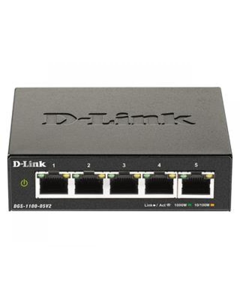 SWITCH GIGABIT 5 PUERTOS SMART MANAGED D-LINK - Imagen 1