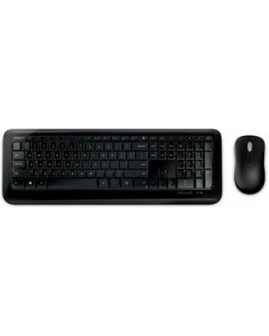 TECLADO + RATON MICROSOFT 850 WIRELESS PORTUGUES NEGRO - Imagen 1
