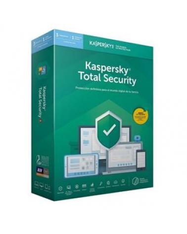 KASPERSKY TOTAL SECURITY 2020 3 DISPOSITIVOS - Imagen 1