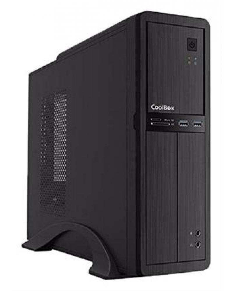 CAJA SLIM COOLBOX MICRO ATX T300 FA300 BRONZE 80+ USB3 - Imagen 1