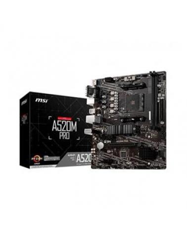 PLACA BASE MSI A520M PRO AM4 DDR4 - Imagen 1