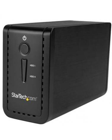 STARTECH USB 3.1 DUAL 3.IN HDD ENCLOSURE RAI· - Imagen 1
