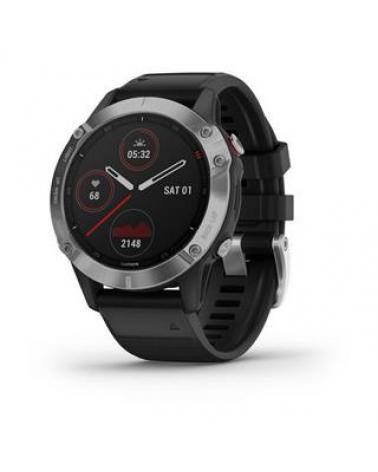 SMARTWATCH GARMIN FENIX 6 47mm PLATA/NEGRO - Imagen 1