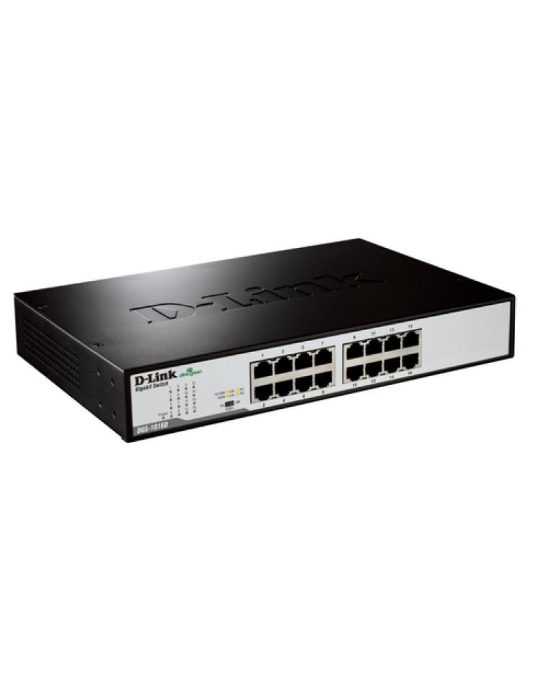 Switch D-Link DGS-1016D 16 Puertos/ RJ-45 Gigabit 10/100/1000 - Imagen 1