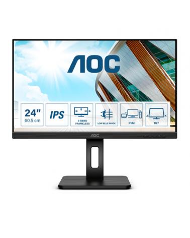 Monitor Profesional AOC 24P2C 23.8'/ Full HD/ Multimedia/ Negro - Imagen 1
