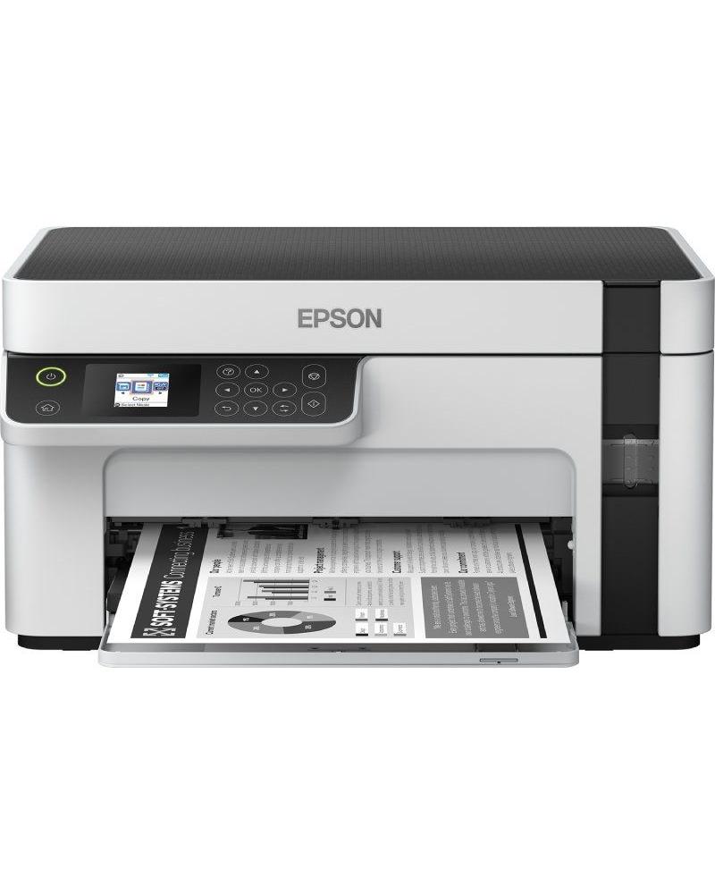 Multifunción Recargable Monocromo Epson Ecotank ET-M2120 Wifi/ Blanca - Imagen 1