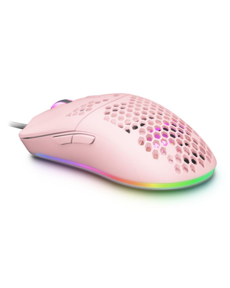 Ratón Gaming Mars Gaming MMAXP/ Hasta 12400DPI/ Rosa - Imagen 1