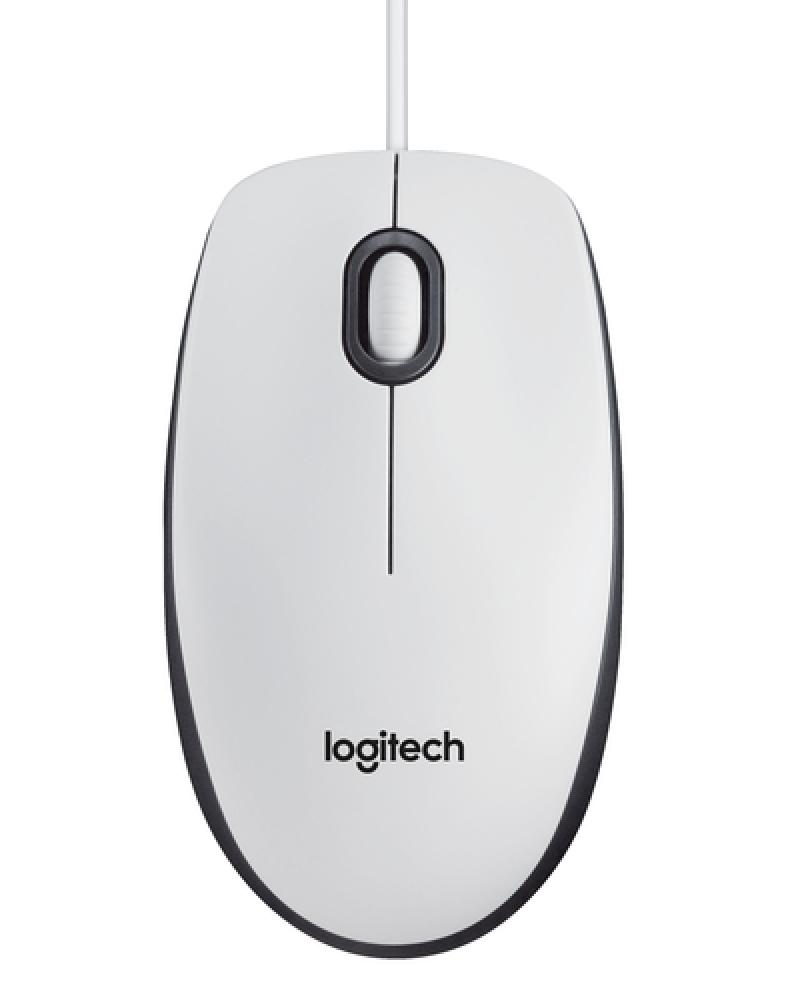 Ratón Logitech M100/ Hasta 1000 DPI/ Blanco - Imagen 1