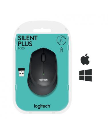 Ratón Inalámbrico Logitech Silent Plus M330/ Hasta 1000 DPI - Imagen 3