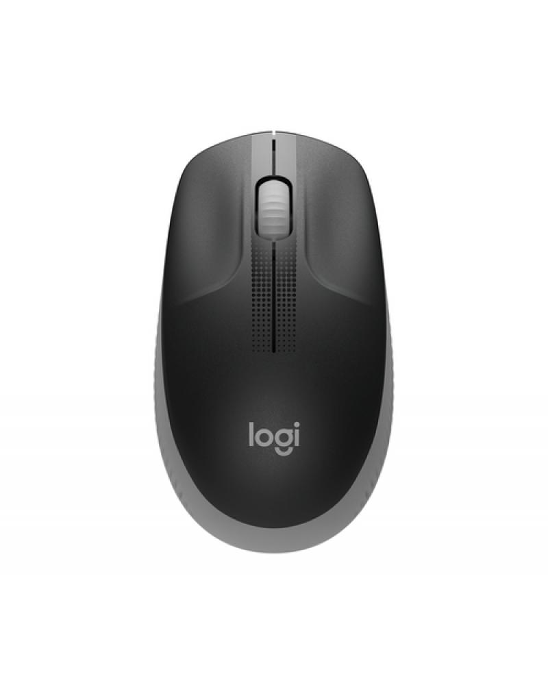 Ratón Inalámbrico Logitech M190/ Hasta 1000 DPI/ Gris Medio - Imagen 1