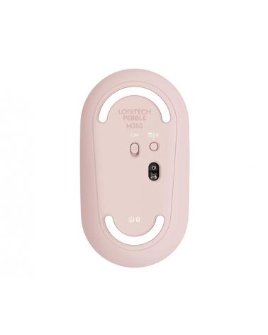 Ratón Inalámbrico por Bluetooth/ 2,4GHz Logitech Pebble M350/ Hasta 1000 DPI/ Rosa - Imagen 4