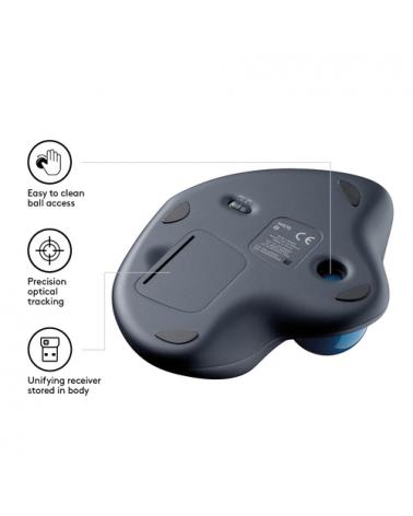 Ratón Trackball Inalámbrico Logitech M570/ Hasta 540 DPI - Imagen 6