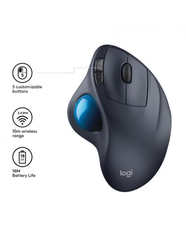 Ratón Trackball Inalámbrico Logitech M570/ Hasta 540 DPI - Imagen 7