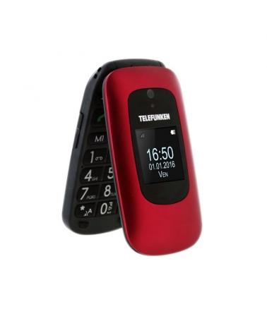 Teléfono Móvil Telefunken TM 250 para Personas Mayores/ Rojo Izy - Imagen 1