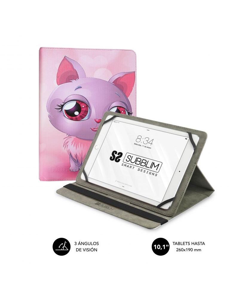 Funda Subblim Trendy Cat para Tablets de 10.1' - Imagen 1