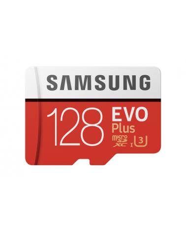 Tarjeta de Memoria Samsung EVO Plus 128GB microSD XC con Adaptador/ Clase 10/ 100MBs - Imagen 1