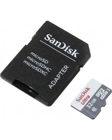 Tarjeta de Memoria SanDisk Ultra 32GB microSD HC con Adaptador/ Clase 10/ 100MB/s - Imagen 1