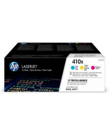 Tóner Original HP nº410X XL Alta Capacidad Multipack/ Cian/ Magenta/ Amarillo - Imagen 1