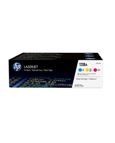 Tóner Original HP nº128A Multipack/ Cian/ Magenta/ Amarillo - Imagen 1