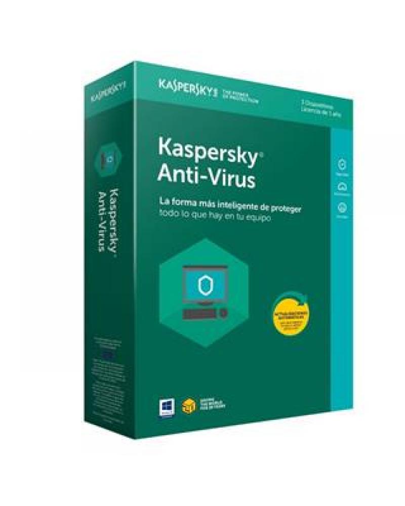 KASPERSKY ANTIVIRUS 2020 3 LICENCIAS - Imagen 1