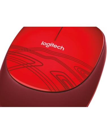 Ratón Logitech M105/ Hasta 1000 DPI/ Rojo - Imagen 3