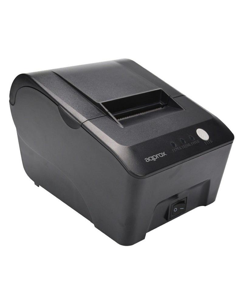 Impresora de Tickets Approx appPOS58MU/ Térmica/ Ancho papel 58mm/ USB/ Negra - Imagen 1