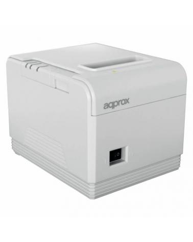 Impresora de Tickets Approx appPOS80AM3WH/ Térmica/ Ancho papel 80mm/ USB-RS232-Ethernet/ Blanca - Imagen 1