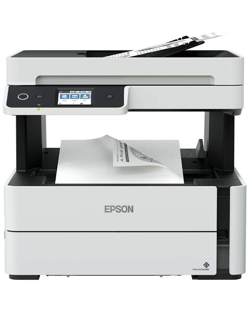 Multifunción Recargable Monocromo Epson Ecotank ET-M3140 Fax/ Dúplex/ Blanca - Imagen 1