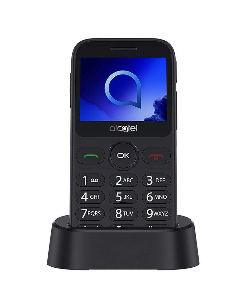Teléfono Móvil Alcatel 2019G para Personas Mayores/ Plata Metal - Imagen 1