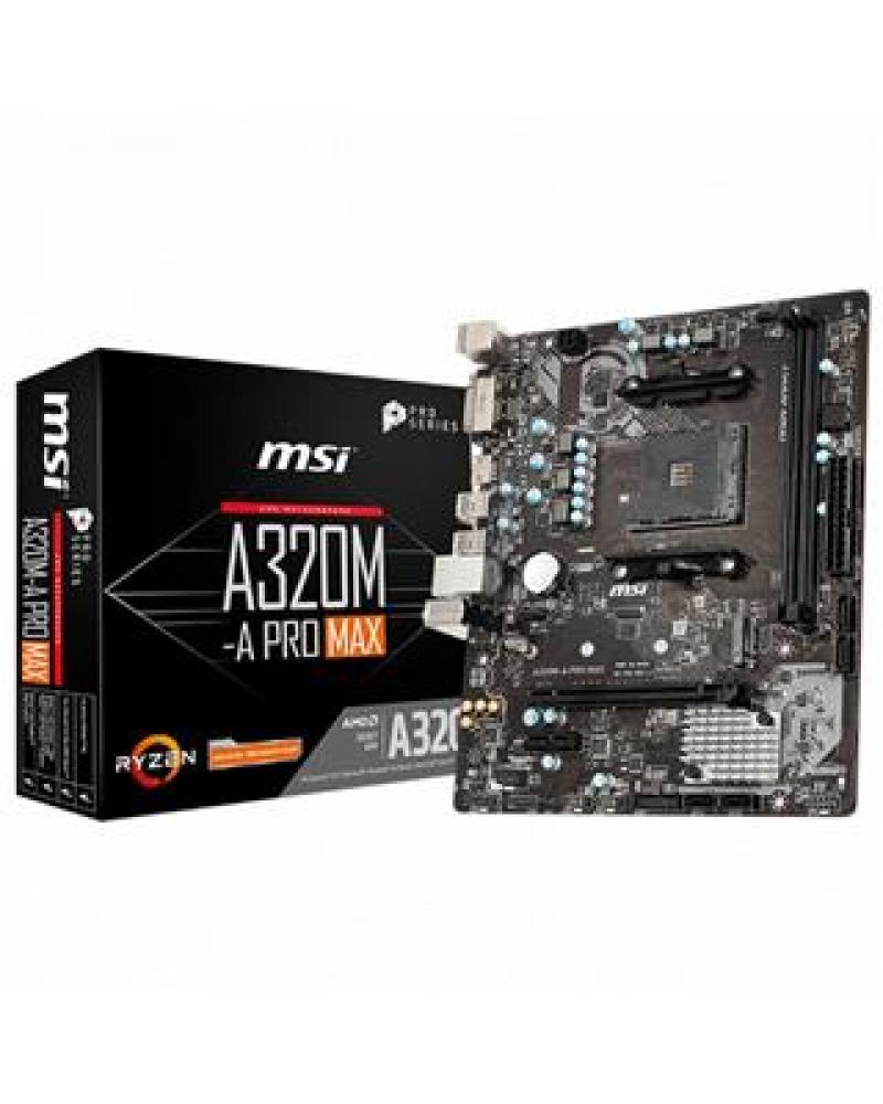 PLACA AM4 MSI A320M-A PRO MAX - Imagen 1