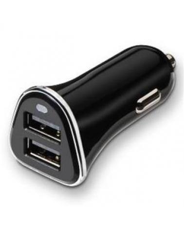 CARGADOR DE COCHE 2xUSB TOOQ TQCC-2002 3.4A CON CONTROL AI NEGRO - Imagen 1