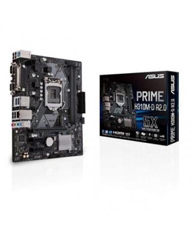PLACA I3/I5/I7 ASUS PRIME H310M-D R2.0 (S.1151) DDR4 GEN8 GEN9 - Imagen 1