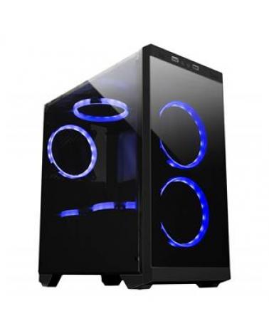 CAJA MATX ARMOR UNYKA C21 GAMING BLACK - Imagen 1