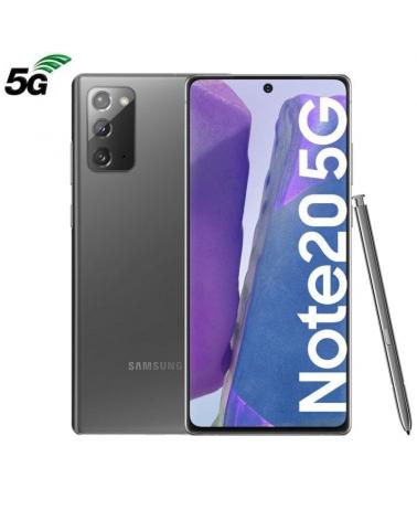 SMARTPHONE MÓVIL SAMSUNG GALAXY NOTE 20 MYSTIC GRAY - 6.7'/17CM - CAM (64+12+12)/10MP - OC - 256GB - 8GB RAM - ANDROID - 5G - DU