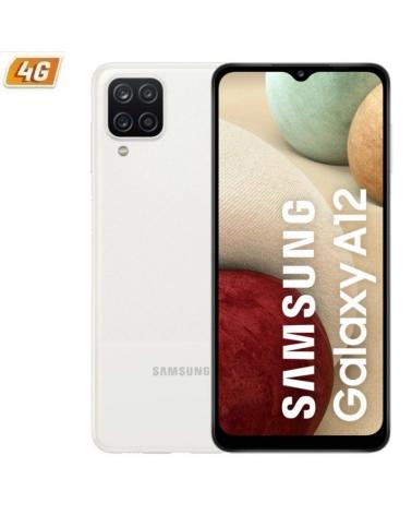 Smartphone Samsung Galaxy A12 4GB/ 128GB/ 6.5'/ Blanco - Imagen 1