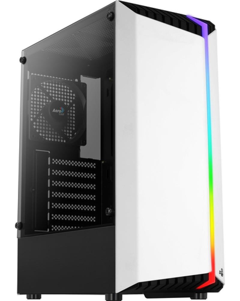 Caja Gaming Semitorre Aerocool Bionic V1 RGB/ Blanca - Imagen 1