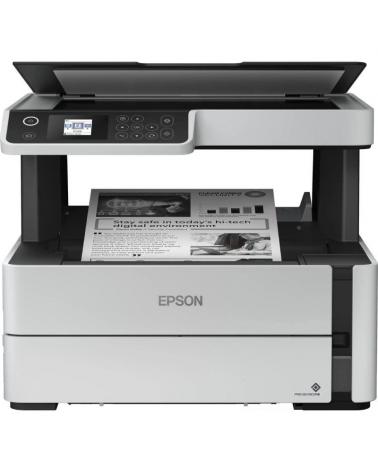 Multifunción Recargable Monocromo Epson Ecotank ET-M2170 WiFi/ Dúplex/ Blanca - Imagen 1